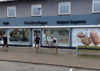 Konditor Bager i Hirtshals. Foto: Jørn Nielsen.