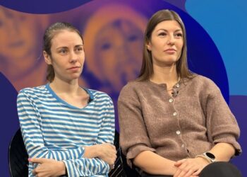 Nanna og Michelle Røge. Foto: TV2 Nord.
