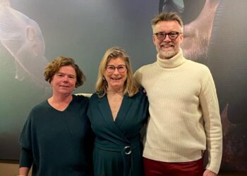 Dorte Visby, Anne-Mette Hansen og Lars Nedergaard. Foto: Chelina Bagger/Galleri &Os.