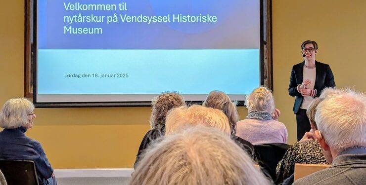 Museumsdirektør Anne Dorthe Holm var glædeligt overvældet over den store opbakning til museets Nytårskur.