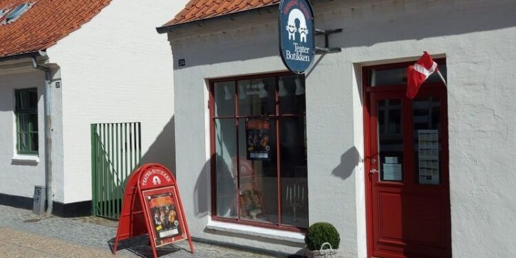 Hjørring Teaters kontor i Nørregade ved Vendelbohus.