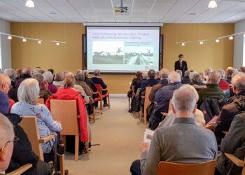 Museumsdirektør Anne Dorthe Holm ved en tidligere nytårskur hos Vendsyssel Historiske Museum. Foto: VHM.