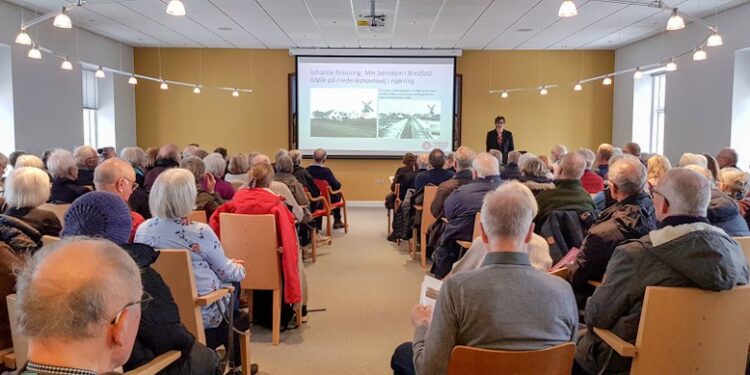 Museumsdirektør Anne Dorthe Holm ved en tidligere nytårskur hos Vendsyssel Historiske Museum. Foto: VHM.