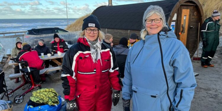 Dorrit Holm og Inger Marie Sejrskild Nielsen er de stærke tovholdere bag Vinterbader Event 2025. Foto: Niels Skipper.