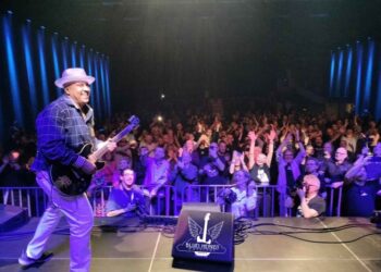 Ronnie Baker Brooks på scenen. Foto: Blues Heaven