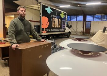 Søren Ørnbøl er manden bag Gammelt Guld, der er flyttet til Sæsing fra Aalborg. Foto. Palle W. Nielsen