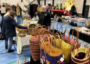 Ove Christensen på Holmberg Handels spændende stand søndag i Hallen Park Vendia Hjørring. Foto: Palle W. Nielsen
