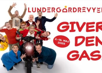 Lundergårdrevyen 2025 spiller i maj. Foto: Lundergårdrevyen