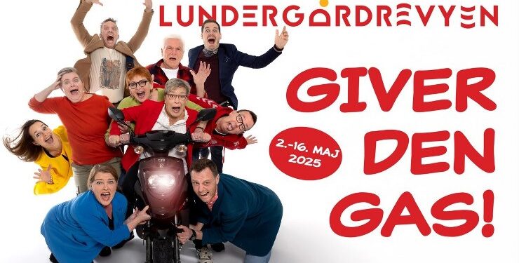Lundergårdrevyen 2025 spiller i maj. Foto: Lundergårdrevyen