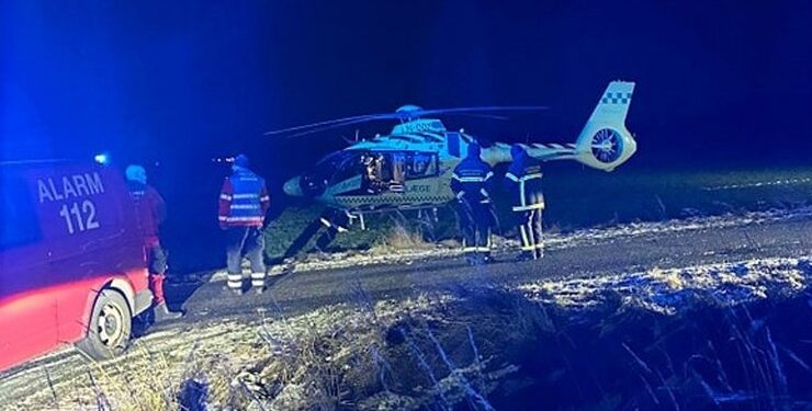 Redningsaktion ved Råbjerg Mile. Foto: Skagen Redningsstation