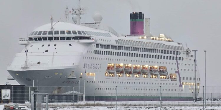 Krydstogtskibet Ambience. Foto: Skagen Nyt.
