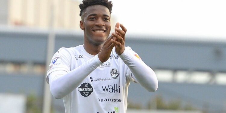 Hassan Ndam. Foto: Jussi Rämä / FC Haka.
