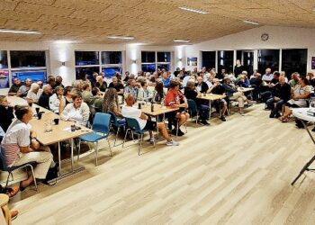 Tidligere debatmøde i Rakkeby Skovhus. Foto: Privat.