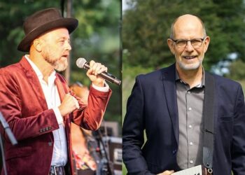 Rasmus Dissing og Ole Sloth spiller tre koncerter i ugens løb. Pressefoto