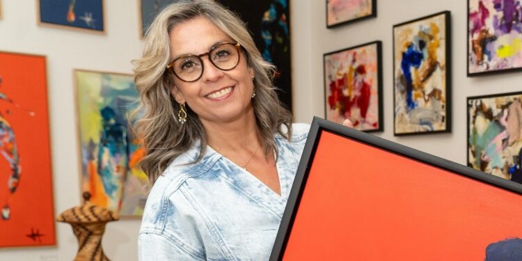 Rikke Ejsenhardt ses her i Galleri &Os.
Foto: Hans Ravn.