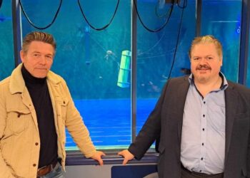 Jan Muller og Lars Larsen fra Sonus Fishery. Foto: Flume.