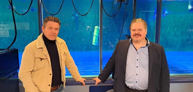 Jan Muller og Lars Larsen fra Sonus Fishery. Foto: Flume.