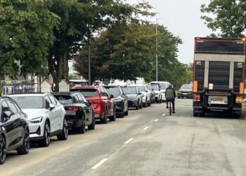 Tannisbugt skal være to meter smallere, og hvor skal cyklisterne så være i sikkerhed? Arkivfoto: Palle W. Nielsen