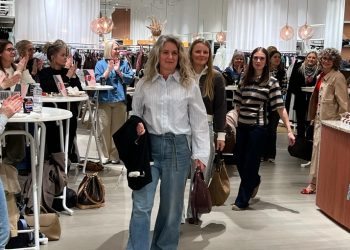 Modeshow i foråret 2025 hos Bahne. Foto: (arkiv): Hanne Skipper.