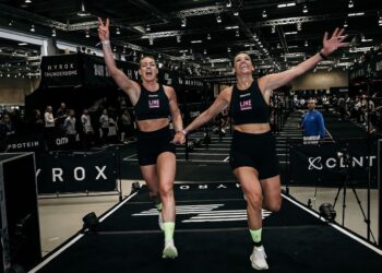 Line Nygaard og Kamilla Schiøtt Christensen. Foto: HYROX.