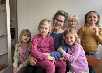 Sanna Mathiasen der nu går på velfortjent pension. Foto: Børnehaven Kollegieparken