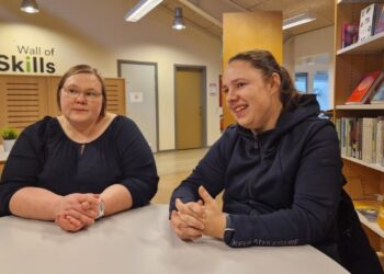 Helle Højgaard Andersen og Henriette Lundgreen Jess. Foto: Hjørring Kommune.