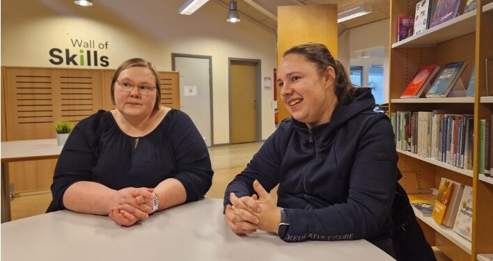 Helle Højgaard Andersen og Henriette Lundgreen Jess. Foto: Hjørring Kommune.