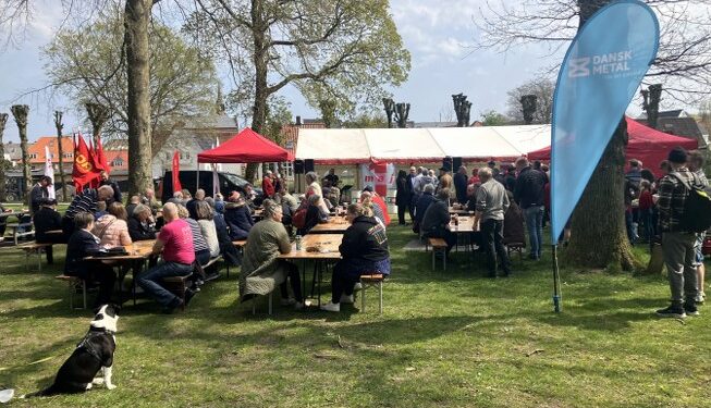 1, maj festen i Hjørring holdes atter i parken Christiansgave. Arkivfoto: Palle W. Nielsen
