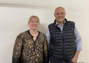 Annette Jensen og Søren Sloth fra Venstre. Foto: Privat.
