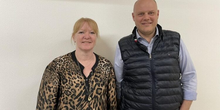 Annette Jensen og Søren Sloth fra Venstre. Foto: Privat.