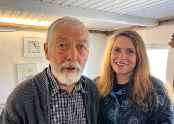 Christian Hansen med datteren Lisa. Foto: Niels Skipper.