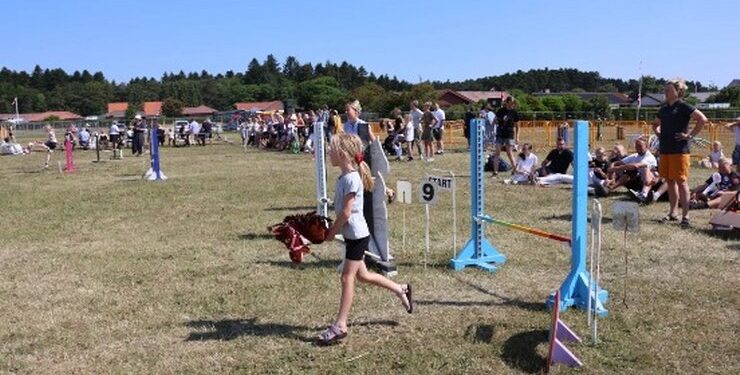 Kæphesteaktiviteter er for alvor blevet populære i Danmark - bakket flot op af Dansk Rideforbund. Privatfoto