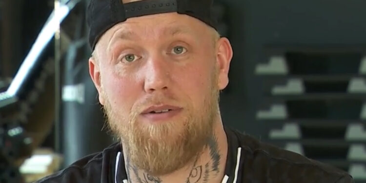 Powerslapperen Troels Nielsen fra Hirtshals. Foto: TV2 Nord.