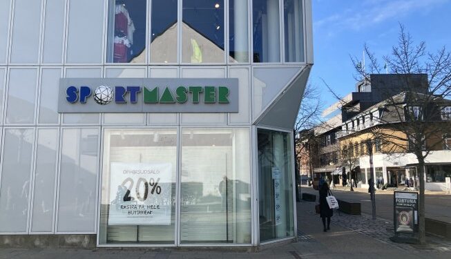 Senest i juni 2025 er det slut med Sportmaster i Hjørring. Foto: Palle W. Nielsen