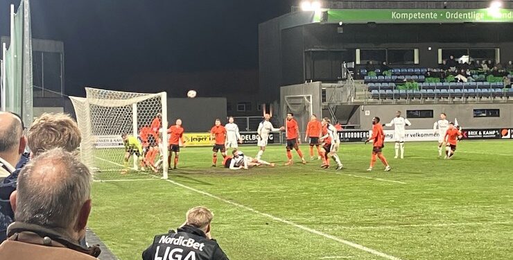 Fra seneste hjemmekamp på Nord Energi Arena i Hjørring mod Hillerød. Foto: Palle W. Nielsen