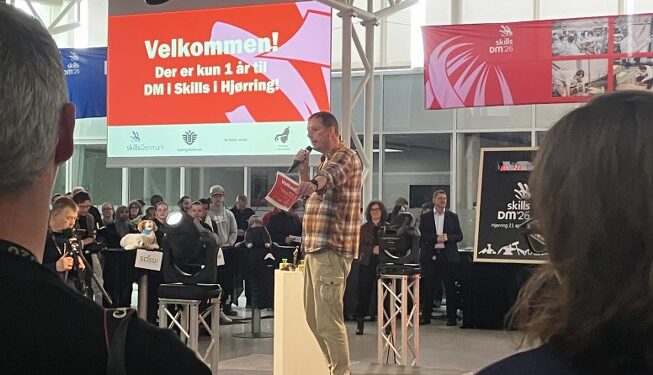 Nedtællingen til DM i Skills blev sat igang på EUC Nord i Hjørring. Foto: Palle W. Nielsen