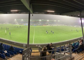 Nord Energi Arena i Hjørring er klar til spillere og mange tilskuere, der hepper på Vendsyssel FF. Arkivfoto: Palle W. Nielsen