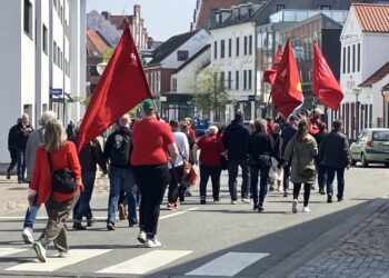 1. maj 2025 i Hjørring. Foto: Palle W. Nielsen.