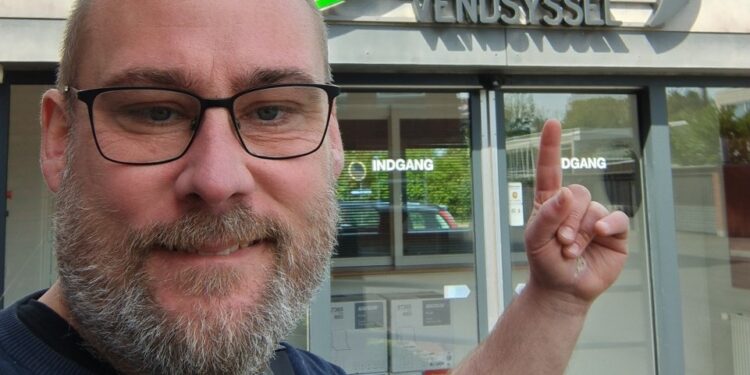 Byrådskandidat Anders Rydahl-Jensen fra Venstre i Hjørring Kommune. Foto: Privat.
