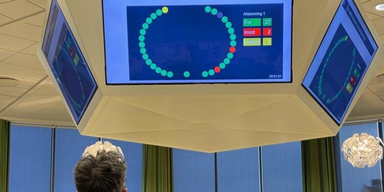 Opbakningen til den nye tilskudsmodel var ikke til at tage fejl af i byrådssalen. Foto: Privat.