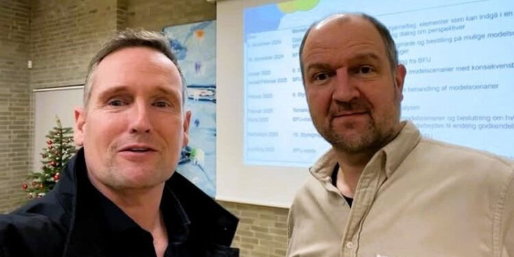 Claus Mørkbak Højrup og Christian Engen. Foto: Privat.