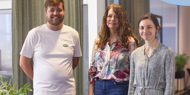 Per Raunsmed (t.v.), Teri Andersen (m.) og Mihaela Breum Vegger.