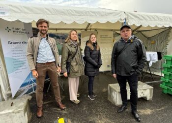 Fra venstre ses her Jonas Ilum Sørensen, Maria Sørensen, Kikki Kongerslev og Steen H. Hintze. Foto: Niels Skipper.