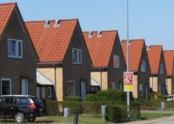 Rækkehuse i det østlige Hjørring. Foto: FBL.