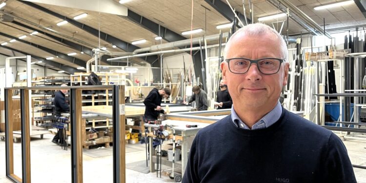 Direktør Kaj Bundgaard fra Krone Vinduer. Foto: Claus Dindler.