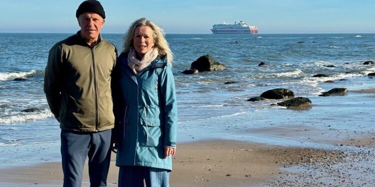 Instruktør Lars Hansen og turistchef Laila Zielke.