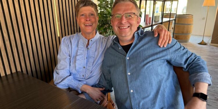 Lisa og Kim Hornung vandt hos NordsøPosten en middag for to på Restaurant Moments. Foto: Niels Skipper.