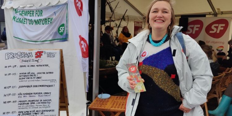 Spidskanidat Ellen Raunsmed fra SF. Foto: Elling.