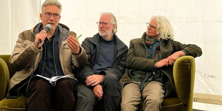 Torsten Gejl, Heidi Buur Holbeck og Rune Engelbreth Larsen. Foto: Alternativet.