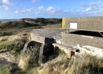 Bunker 22 ved Tversted vidner og minder om nazitysklands besættelse af Danmark fra 1940 - 1945. Foto: Palle W. Nielsen